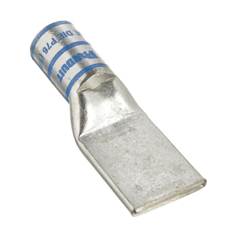 Panduit One-Hole Compression Lug, Standard Barrel, Copper, Blue LCA400-00-6